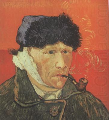 Self-Portrait with Bandaged Ear and Pipe (nn04), Vincent Van Gogh